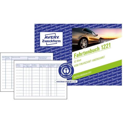 Avery Bulletin de versement, Carnet de route (32x) - Publicité Avery Bulletin de versement, Carnet de route (32x) - Publicité