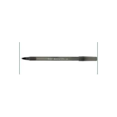 Bic, Stylo, Ballpoint stylos ROUND STIC 1.0 mm, noir, 1 pcs. 256385 (1x) - Publicité Bic, Stylo, Ballpoint stylos ROUND STIC 1.0 mm, noir, 1 pcs. 256385 (1x) - Publicité