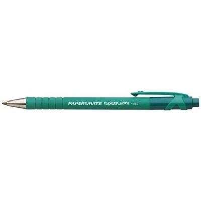 Paper Mate, Stylo, Kugelschreiber Flexgrip Ultra RT M Grün 12Stk (12x) - Publicité Paper Mate, Stylo, Kugelschreiber Flexgrip Ultra RT M Grün 12Stk (12x) - Publicité