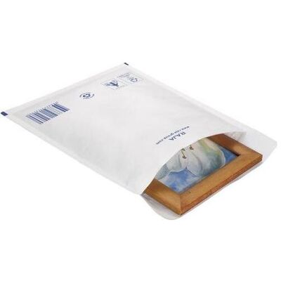 RAJA Enveloppe matelassée blanche - 15x21cm - Papier écologique - Lot de 100 - Publicité RAJA Enveloppe matelassée blanche - 15x21cm - Papier écologique - Lot de 100 - Publicité