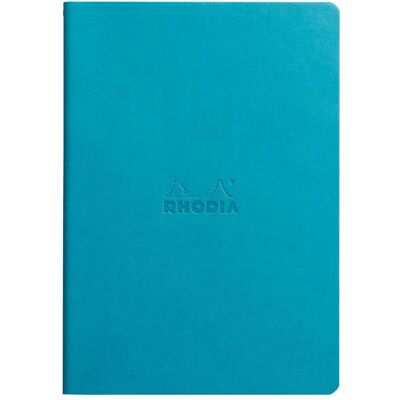 Rhodia, Cahier + bloc-notes, Carnets et cahiers Rhodiarama (A5, À rayures, Couverture souple) - Publicité Rhodia, Cahier + bloc-notes, Carnets et cahiers Rhodiarama (A5, À rayures, Couverture souple) - Publicité