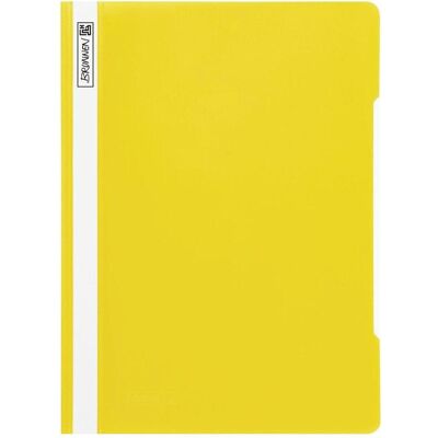 Brunnen, Porte-documents, Dossier de reporting plastique jaune A4 extra large (A4, 25x) - Publicité Brunnen, Porte-documents, Dossier de reporting plastique jaune A4 extra large (A4, 25x) - Publicité