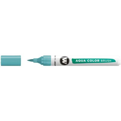 Molotow, Écriture + dessin, Crayon aquarelle Color Brush Aqua 1-2 mm riviera (1x) - Publicité Molotow, Écriture + dessin, Crayon aquarelle Color Brush Aqua 1-2 mm riviera (1x) - Publicité