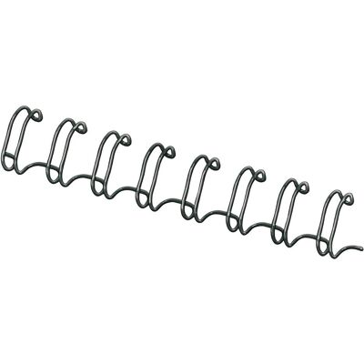 Fellowes Peigne métallique 6mm, 34 boucles, noir, 100 pcs., Relieuse : accessoires, Noir - Publicité Fellowes Peigne métallique 6mm, 34 boucles, noir, 100 pcs., Relieuse : accessoires, Noir - Publicité