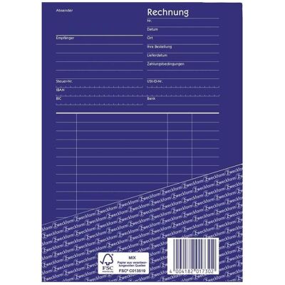 Avery Bulletin de versement, Livret de formulaires "Facture", SD, 4+1 GRATUITS (40x) - Publicité Avery Bulletin de versement, Livret de formulaires "Facture", SD, 4+1 GRATUITS (40x) - Publicité