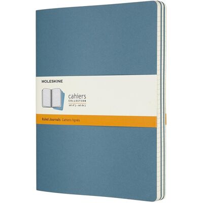 Moleskine, Cahier + bloc-notes, CARDBOARD - carnet de notes (XL 19x25, À rayures, Couverture souple) - Publicité Moleskine, Cahier + bloc-notes, CARDBOARD - carnet de notes (XL 19x25, À rayures, Couverture souple) - Publicité