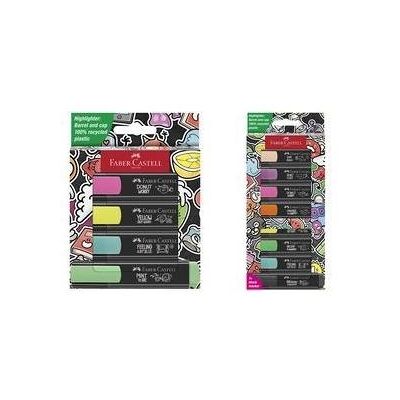 Faber-Castell, Marqueur, Surligneur 46 Graffiti (8x) - Publicité Faber-Castell, Marqueur, Surligneur 46 Graffiti (8x) - Publicité