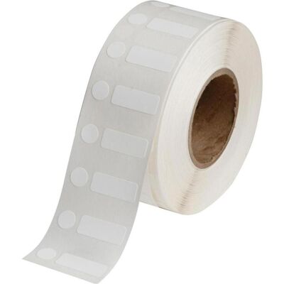 Brady, Rouleau d’étiquettes, J20-249-7425J, polypropylène, blanc, mat, 25.40 x 9.53 mm, diamètre 9.53 mm (étiquette couverture) (42.55 mm) - Publicité Brady, Rouleau d’étiquettes, J20-249-7425J, polypropylène, blanc, mat, 25.40 x 9.53 mm, diamètre 9.53 mm (étiquette couverture) (42.55 mm) - Publicité