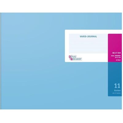 König & Ebhardt, Bulletin de versement, Vario Journal 11 comptes 48 feuilles 30,2x24 (48x) - Publicité König & Ebhardt, Bulletin de versement, Vario Journal 11 comptes 48 feuilles 30,2x24 (48x) - Publicité