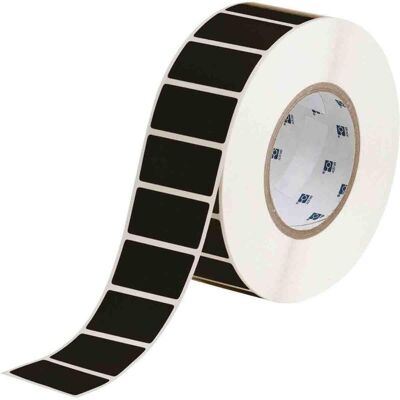 Brady, Rouleau d’étiquettes, THT-17-8117-3, polyester, noir, 50.80 x 25.40 mm, permanent (3000 E.) (55.88 mm) - Publicité Brady, Rouleau d’étiquettes, THT-17-8117-3, polyester, noir, 50.80 x 25.40 mm, permanent (3000 E.) (55.88 mm) - Publicité