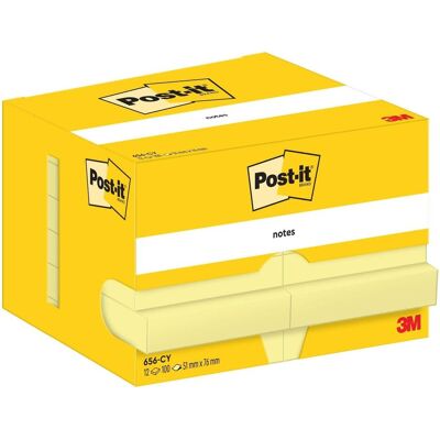 Post-it, Notes adhésives, Notes adhésives (76 x 51 mm) - Publicité Post-it, Notes adhésives, Notes adhésives (76 x 51 mm) - Publicité