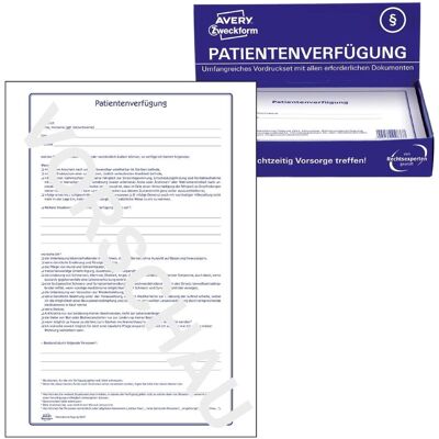 Avery Bulletin de versement, 10 Formulaires de directives anticipées 2837 (28x) - Publicité Avery Bulletin de versement, 10 Formulaires de directives anticipées 2837 (28x) - Publicité