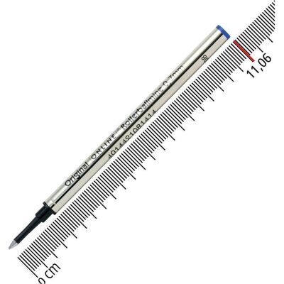 Online, Cartouche de rechange + encrier, Mine en céramique (Bleu, 0.70 mm, 3 pcs) - Publicité Online, Cartouche de rechange + encrier, Mine en céramique (Bleu, 0.70 mm, 3 pcs) - Publicité