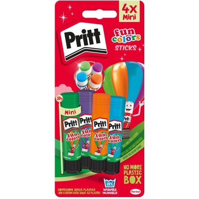 Pritt, Bâton de colle, Fun Colors (40 g, 4x) - Publicité Pritt, Bâton de colle, Fun Colors (40 g, 4x) - Publicité