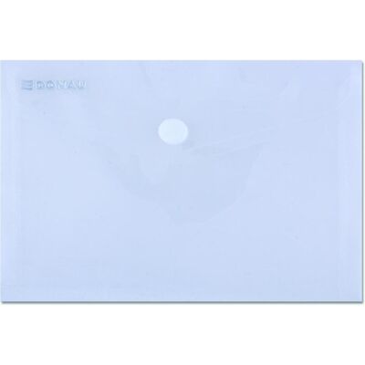 Donau, Enveloppes, Enveloppe bouton pression, pp, a6, 180 microns, transparente - Publicité Donau, Enveloppes, Enveloppe bouton pression, pp, a6, 180 microns, transparente - Publicité