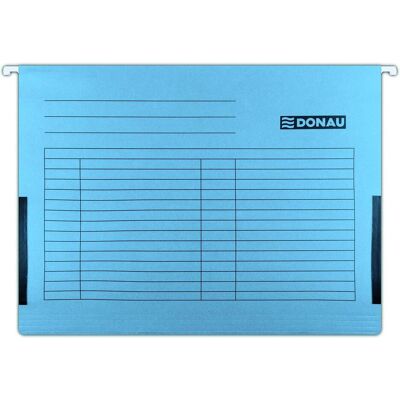 Donau, Porte-documents, Dossier suspendu avec limiteur de pages, a4, 230g/m2, bleu (A4) - Publicité Donau, Porte-documents, Dossier suspendu avec limiteur de pages, a4, 230g/m2, bleu (A4) - Publicité
