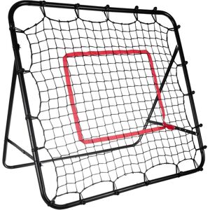 Malatec Focikaou - But de football 120x120x50 cm - Noir/Rouge - Cadre en fer - Publicité Malatec Focikaou - But de football 120x120x50 cm - Noir/Rouge - Cadre en fer - Publicité