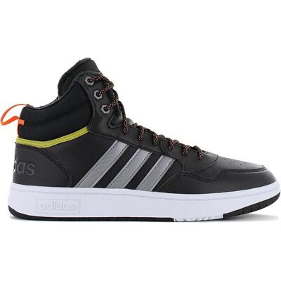 Chaussures de basketball hiver adidas Hoops 3.0 Mid - Noir - Publicité Chaussures de basketball hiver adidas Hoops 3.0 Mid - Noir - Publicité