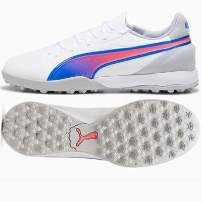 Puma - King Match TT 107879-02 - Blanc - 41 - Football Shoes - Publicité Puma - King Match TT 107879-02 - Blanc - 41 - Football Shoes - Publicité