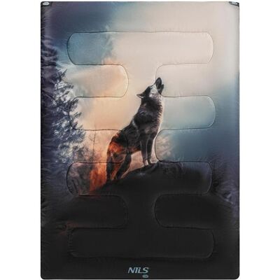 NILS Camp NC3601 Wolf Sac de couchage 3 en 1 - Publicité NILS Camp NC3601 Wolf Sac de couchage 3 en 1 - Publicité