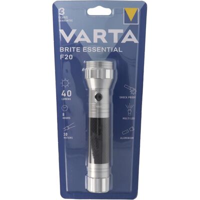Varta lampe de poche LED Brite Essential F20 - lampe de poche LED - Publicité Varta lampe de poche LED Brite Essential F20 - lampe de poche LED - Publicité