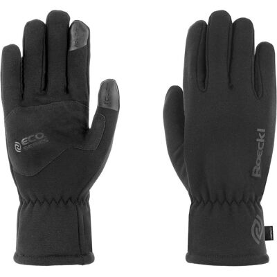 Gants de Cyclisme Unisex ROECKL - Noir - Hiver - Publicité Gants de Cyclisme Unisex ROECKL - Noir - Hiver - Publicité