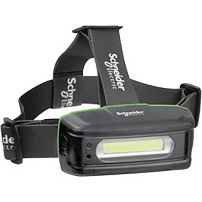 Lampe frontale noire Schneider Electric Thorsman - LED - Publicité Lampe frontale noire Schneider Electric Thorsman - LED - Publicité