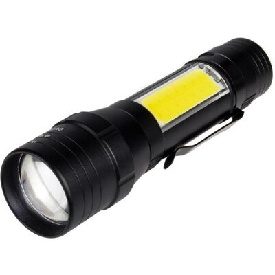 Lampe de poche LED LIBOX LB0172 - 600lm, Lumière latérale, Pile - Publicité Lampe de poche LED LIBOX LB0172 - 600lm, Lumière latérale, Pile - Publicité