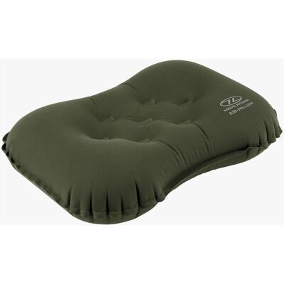 Highlander Nap Pak Camping Air Pillow, Coussin de voyage, Vert - Publicité Highlander Nap Pak Camping Air Pillow, Coussin de voyage, Vert - Publicité