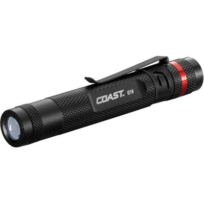Lampe de poche LED Coast G19 - Faisceau d'inspection, 20m, IP54, 2,5h - Publicité Lampe de poche LED Coast G19 - Faisceau d'inspection, 20m, IP54, 2,5h - Publicité