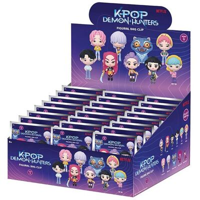 Monogram, Porte-clés, Portachiavi Clip 3D KPop Demon Hunters Serie 1 Display 24pz, Multicolore - Publicité Monogram, Porte-clés, Portachiavi Clip 3D KPop Demon Hunters Serie 1 Display 24pz, Multicolore - Publicité