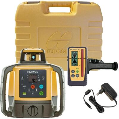 Topcon, Laser lignes, 1051612-24 RL-HV2S + LS-100D Multifunktionaler Baulaser mit doppelter Neigung (Laser multi-lignes) - Publicité Topcon, Laser lignes, 1051612-24 RL-HV2S + LS-100D Multifunktionaler Baulaser mit doppelter Neigung (Laser multi-lignes) - Publicité