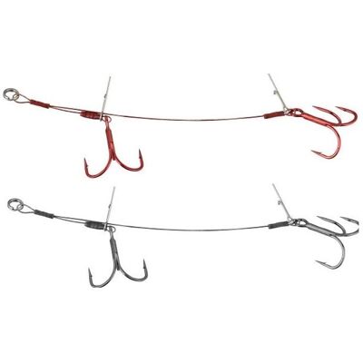 Hameçon Double Stinger Carbon49 Gris - Hameçon de Pêche - Publicité Hameçon Double Stinger Carbon49 Gris - Hameçon de Pêche - Publicité