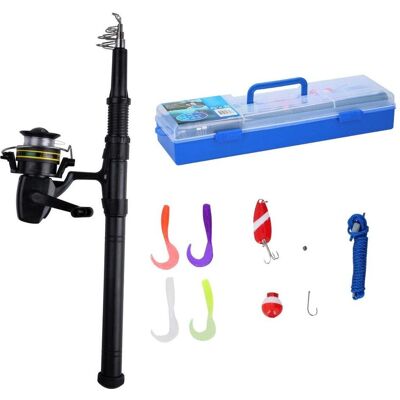Fish active, Canne à pêche, (Kit de pêche, Télescope) - Publicité Fish active, Canne à pêche, (Kit de pêche, Télescope) - Publicité