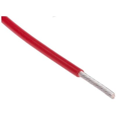RS PRO, Câble électrique, PTFE B 7/0.2 red 100m (100 m) - Publicité RS PRO, Câble électrique, PTFE B 7/0.2 red 100m (100 m) - Publicité