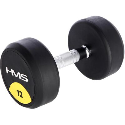 HMS HG Pro 12 - Haltère en caoutchouc - 12 kg - Publicité HMS HG Pro 12 - Haltère en caoutchouc - 12 kg - Publicité