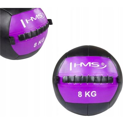 HMS WLB 8 kg Ballon de mur en cuir synthétique - Équipement de fitness - Publicité HMS WLB 8 kg Ballon de mur en cuir synthétique - Équipement de fitness - Publicité