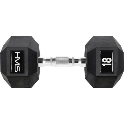 Hms Hex Pro 18 Kg Haltère - Forme hexagonale pour sécurité - Publicité Hms Hex Pro 18 Kg Haltère - Forme hexagonale pour sécurité - Publicité