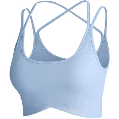 Yeaz M Top Bleu avec Bretelles Croisées - Top - Publicité Yeaz M Top Bleu avec Bretelles Croisées - Top - Publicité