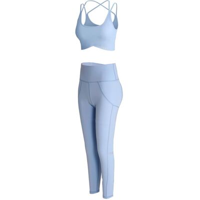 Leggings Taille Haute Bleu Cascade de Yeaz - Vêtements de Sport - Publicité Leggings Taille Haute Bleu Cascade de Yeaz - Vêtements de Sport - Publicité