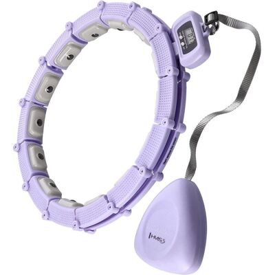 HMS Violet Hula Hoop Ajustable Magnétique - Fitness Hula Hoop - Publicité HMS Violet Hula Hoop Ajustable Magnétique - Fitness Hula Hoop - Publicité