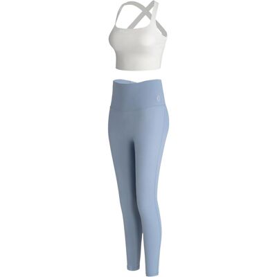 YEAZ S Ensemble Sportif Bleu Taille Haute - Publicité YEAZ S Ensemble Sportif Bleu Taille Haute - Publicité