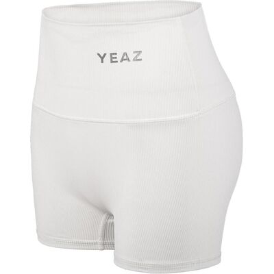 Shorts Blancs à Taille Haute YEAZ - Sport & Casual - Publicité Shorts Blancs à Taille Haute YEAZ - Sport & Casual - Publicité