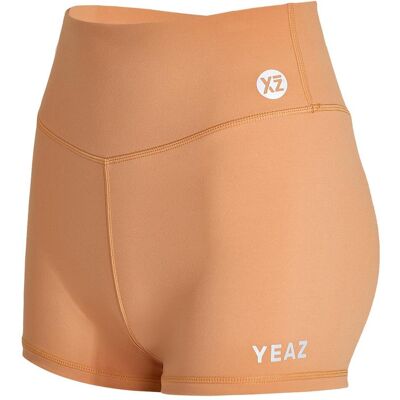 Shorts CELEB YEAZ - Orange - Taille Haute - Sport - Publicité Shorts CELEB YEAZ - Orange - Taille Haute - Sport - Publicité