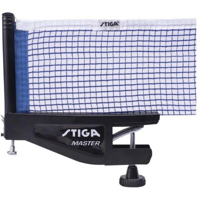 Stiga Filet et Poteau Master - Tennis de Table - Ensemble durable - Publicité Stiga Filet et Poteau Master - Tennis de Table - Ensemble durable - Publicité