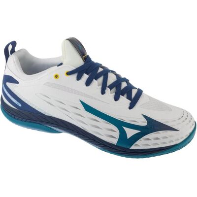Mizuno, Hommes, Chaussures de tennis, Wave Drive Neo 4 Weiss (46.5), Blanc - Publicité Mizuno, Hommes, Chaussures de tennis, Wave Drive Neo 4 Weiss (46.5), Blanc - Publicité