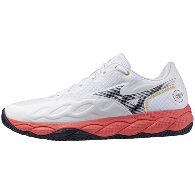 Mizuno, Unisexe, Chaussures de tennis, Wave Enforce Court Ac (44.5), Blanc - Publicité Mizuno, Unisexe, Chaussures de tennis, Wave Enforce Court Ac (44.5), Blanc - Publicité