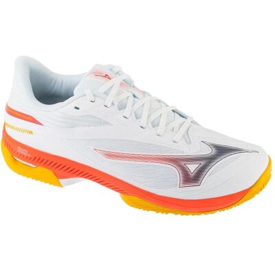 Mizuno, Hommes, Chaussures de tennis, Wave Exceed Court Cc (46), Blanc - Publicité Mizuno, Hommes, Chaussures de tennis, Wave Exceed Court Cc (46), Blanc - Publicité