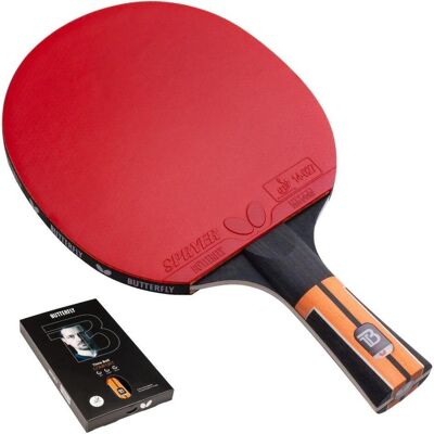 Butterfly Raquette de tennis de table Ping-Pong Timo Boll Comfort (1 - 2 Joueur) - Publicité Butterfly Raquette de tennis de table Ping-Pong Timo Boll Comfort (1 - 2 Joueur) - Publicité