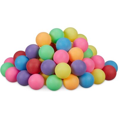 Relaxdays, Ping-pong : balle, (100 pcs) - Publicité Relaxdays, Ping-pong : balle, (100 pcs) - Publicité
